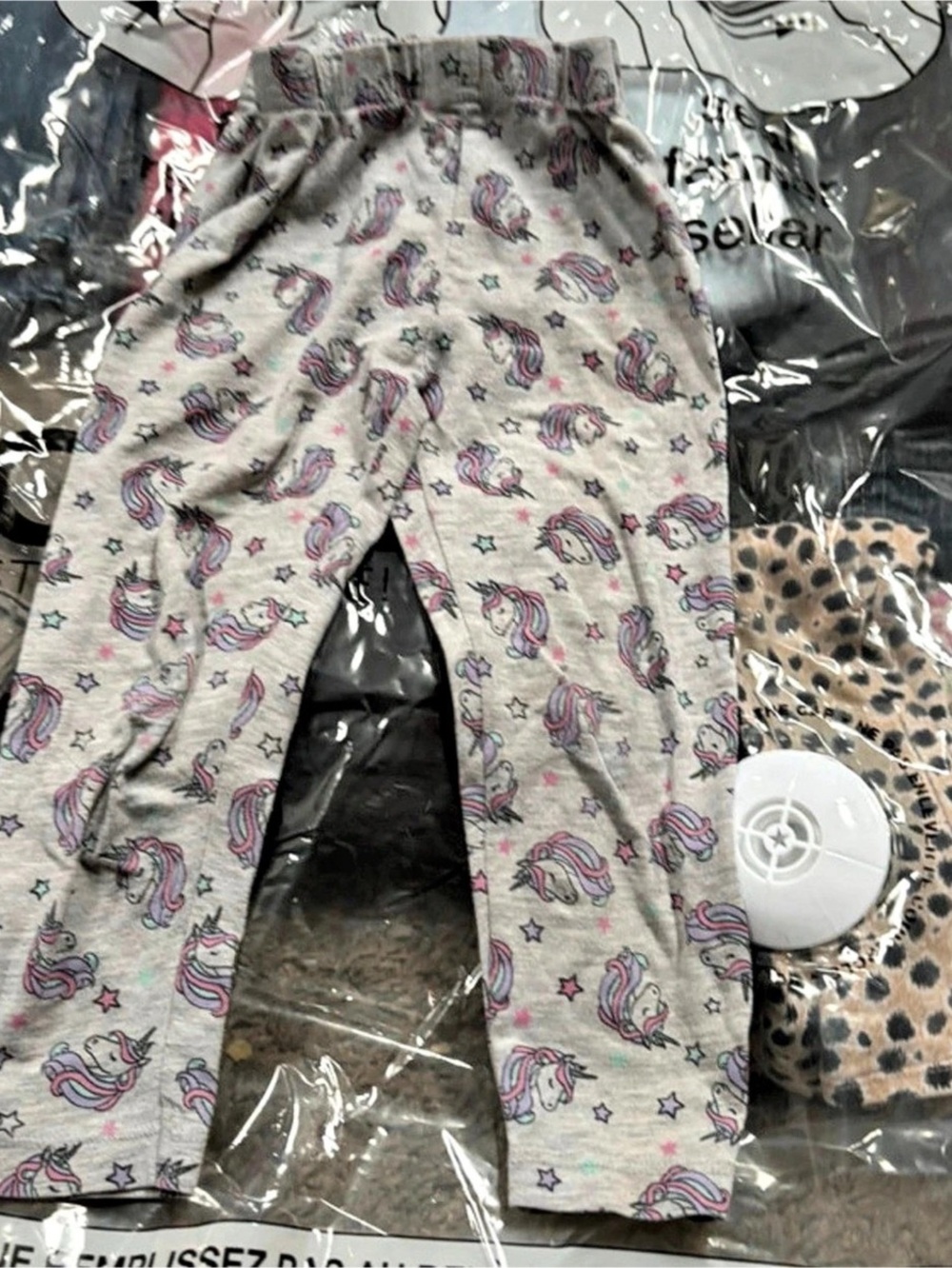 Star Ride Unicorn Print Kids Leggings